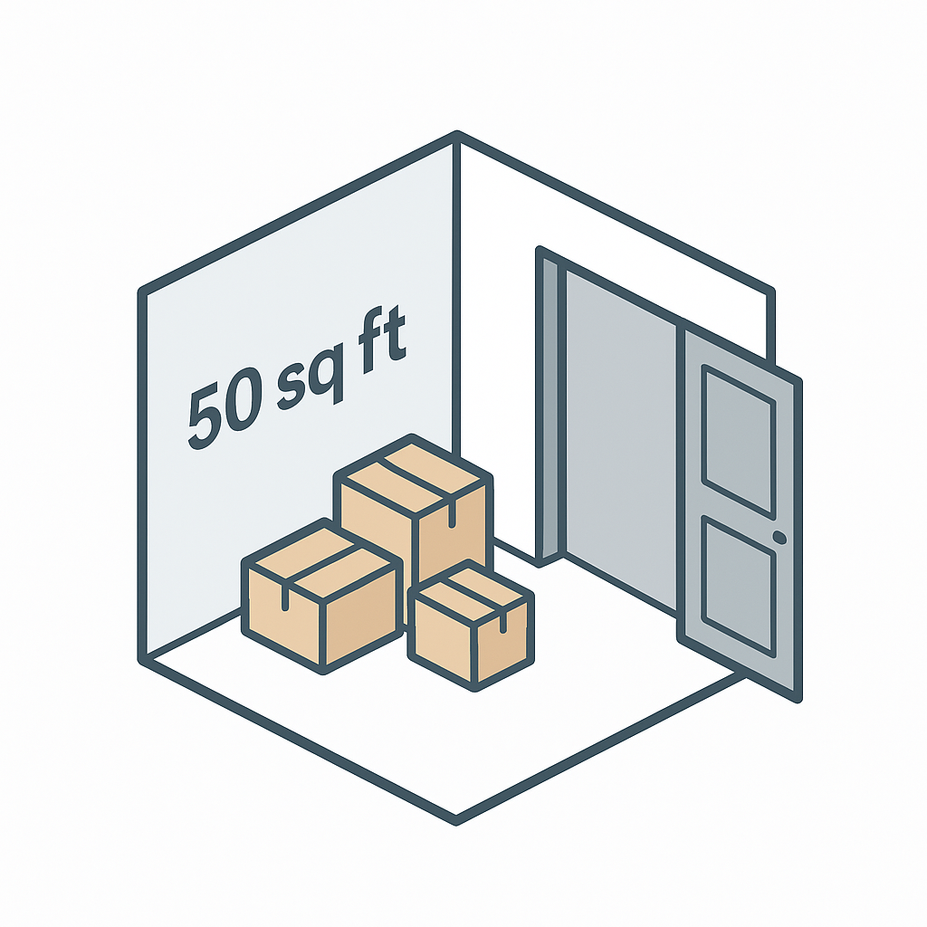 50 sq ft storage unit