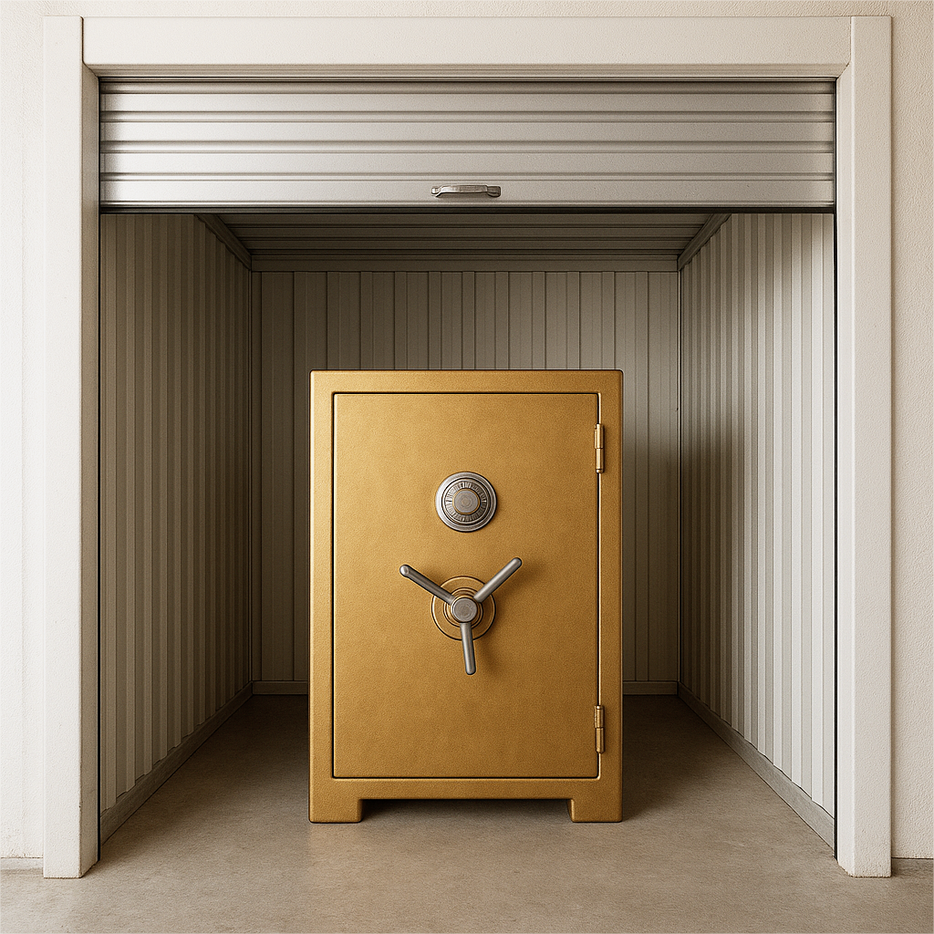 Secure box storage unit with safe – Buddy Box Storage UK